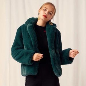 NWOT ODYN FAUX FUR PUFFER